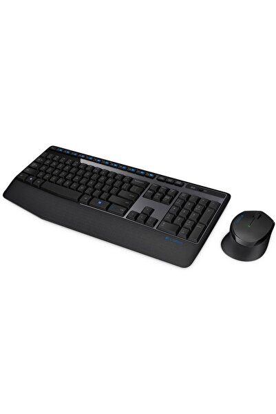 logitech MK345 - Tastatura, USB, Layout US, Black + Mouse Optic, USB, Black