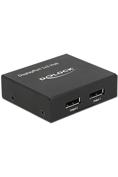 DELOCK Splitter Video Displayport 1.2 -> 2x Displayport 1.2 4K