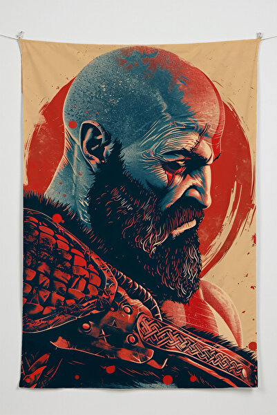 Charmbi Kratos GOW – висококачествена тъкан с мотиви от аниме филми, декорати...