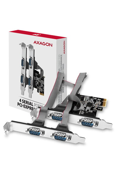 Axagon Controler PCEA-S4N PCIe cu 4 porturi seriale