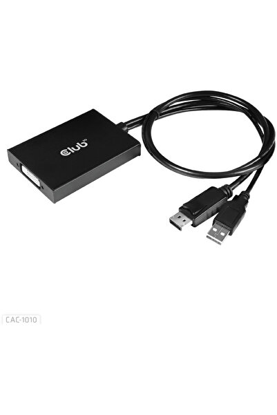 Club 3D DisplayPort la DVI-D Dual Link CAC-1010, HDCP activat, M/F, activ