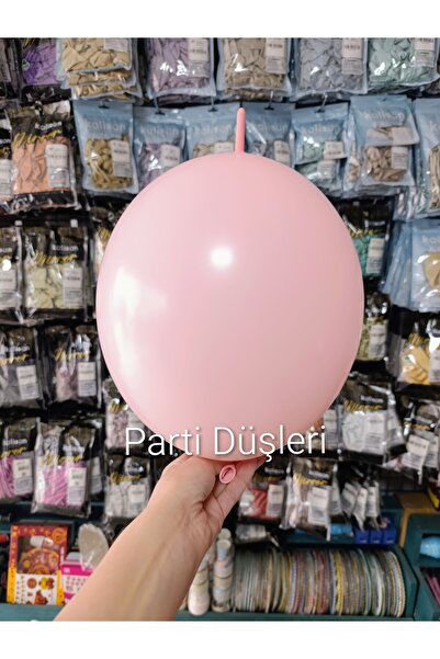Parti Düşleri بالون كي-لينك 12 بوصة ماكارون وردي