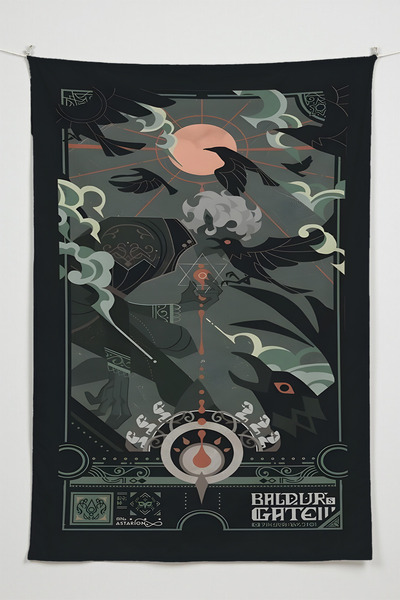 Charmbi Baldur's Gate Iii – Anime Film Character Themed Quality Fabric, Room ...