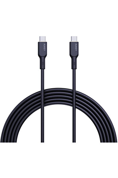 AUKEY Cablu de alimentare și date, USB Type-C (T) la USB Type-C (T), 1.8m, 48...