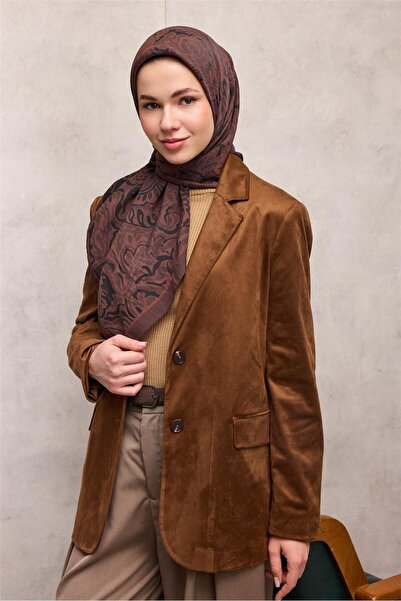 Silk Home Κασκόλ Viscon Velora Four Seasons Antique Pattern Καφέ 90x90