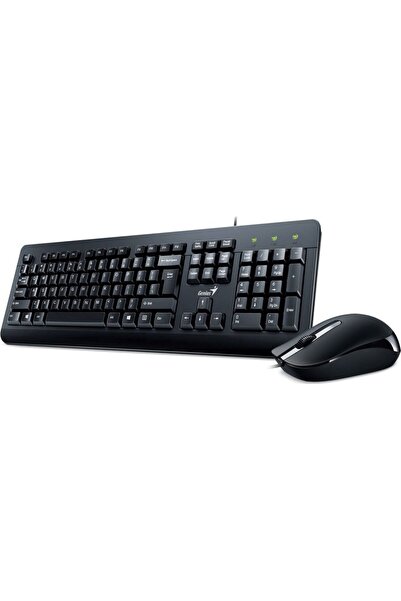 GENIUS Keyboard + mouse kit KM-160, wired, black, USB