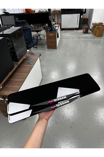 WOODDOOM Nissan Yazılı Özel Full Pleksi Plakalık