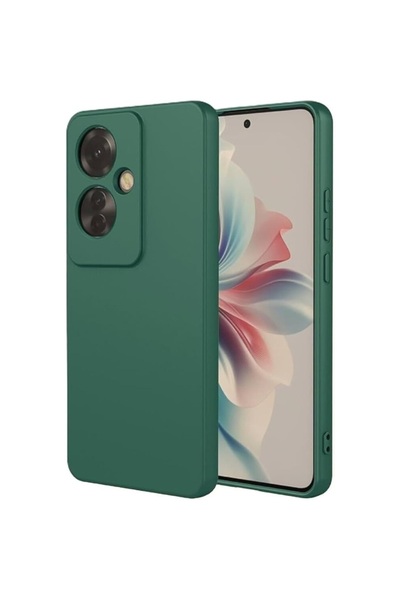 OPPO Husă Matt TPU Forest Green pentru Reno 11F 5G (Global) – Slim & Protecție
