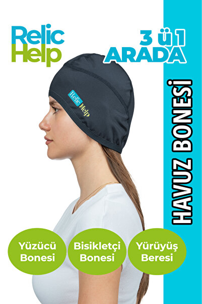RelicHelp Havuz Bonesi, Yüzücü Bonesi, Bisikletçi Beresi, Kask Beresi, Yürüyü...