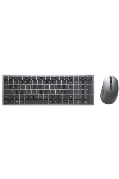 Dell Multi-Device Wireless Keyboard and Mouse Combo KM7120W US Titan Gray, US...