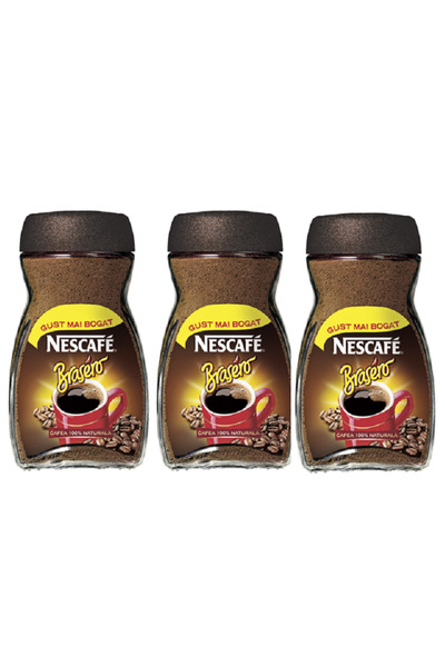 Nescafe Brasero Instant Coffee 200 g - 3 pcs