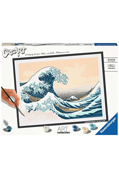 RAVENSBURGER Colecția CreArt ART - Marele Val (Hokusai), pictură