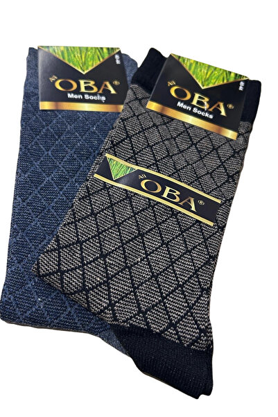 Generic Brand Oba Patterned Bamboo Men's Socks 10 Pieces