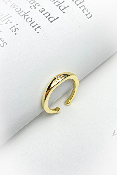 roshel Steel Single Stone Oval Roselda Minimal Ring