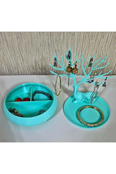 SS Craft Decorative Deer Themed Jewelry Organizer with Hidden Compartments