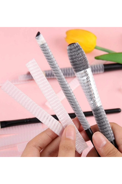 Privo 20Pcs Makeup Brush Protective Mesh Cover Mesh Case Set Eyeshadow Blush ...