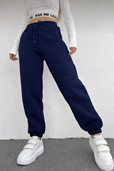 Le Vion Jogger Pants Sweatpants Elasticated Hem High Waist Sweatpants