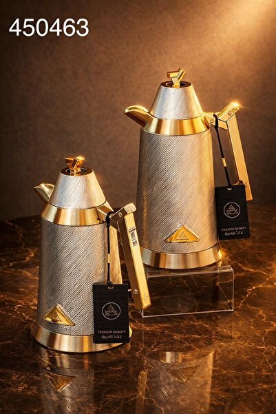 LALOZA Laloza Thermos, Gold Champagne Shiny, Gold Handle