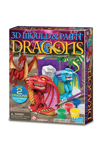 4M Set creativ de mulaje din ipsos - dragon