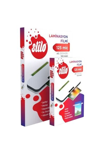 Stilo LAMİNASYON FİLMİ A4 100'LÜ