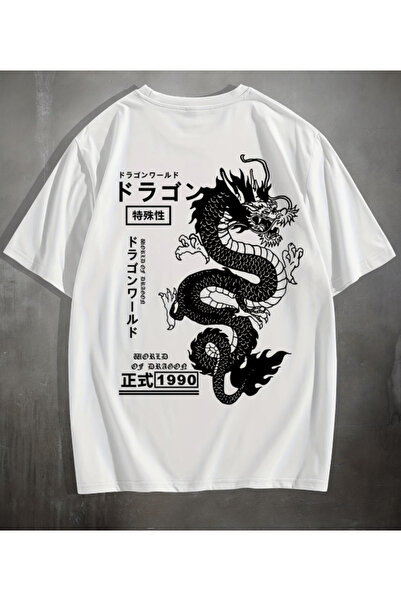 gencerco Tricou Ejderha Dragon cu imprimeu Premium Regular
