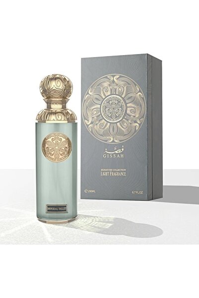 GISSAH عطر إمبريال فالي للجنسين - 200 مل، برائحة العنبر والخشب، عطر فاخر