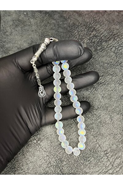 Mos Tespih Illuminated Special Design High-Quality Glass Beads Natural Stone ...