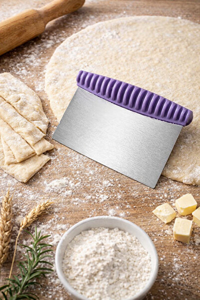 EcoVibe Stainless Steel Dough Cutter and Spatula