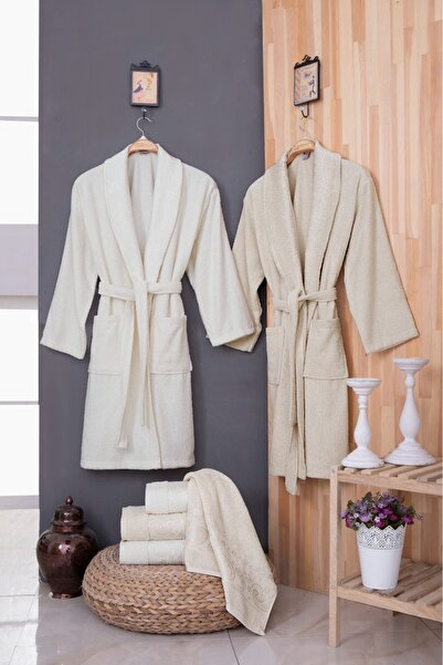 Fiesta Tekstil Nova Jacquard 6-Piece Bathrobe Set