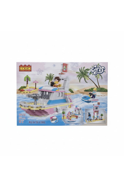 TUFY TOYS Cogo Girls 3 in 1 Coastal Town