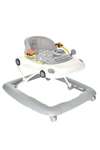 Rally مقعد قابل للطي وناعم ومبطن لعربة الأطفال باللون الرمادي