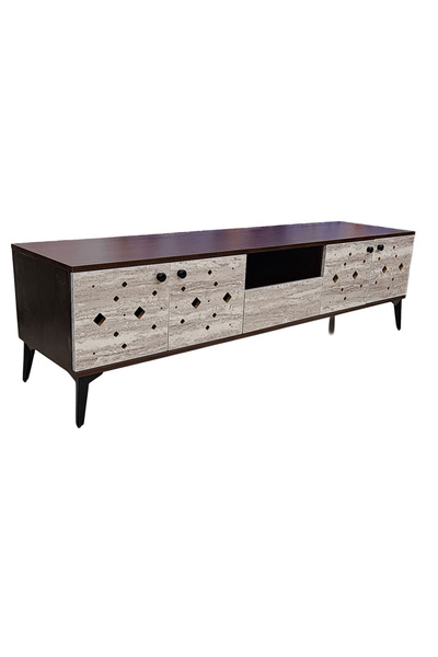 DEC11 Modern TV stand with a luxurious design, 200cm