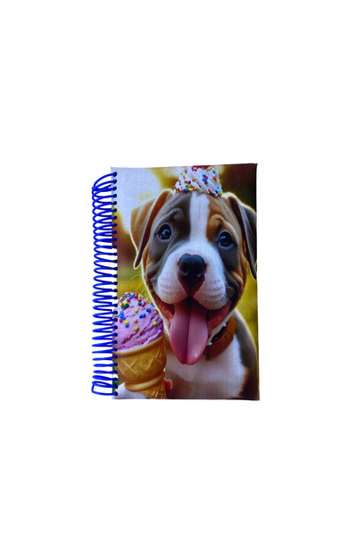 Mr.Notebook دفتر ملاحظات حلزوني من سلسلة ميركان كورت ليفرز فريندز - دفتر ممتع...