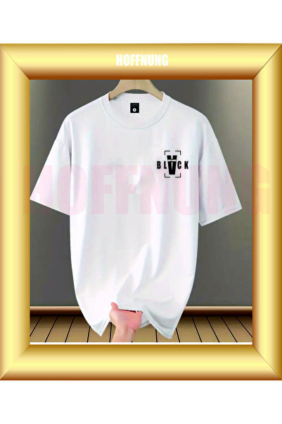 HOFFNUNG Unisex Short Sleeve Round Neck Back Printed Solid Color t Shirt