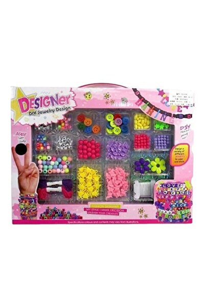 REXA R Small Colorful Beads Set DIY Bracelet Jewelry Bead Making Set Toy For ...