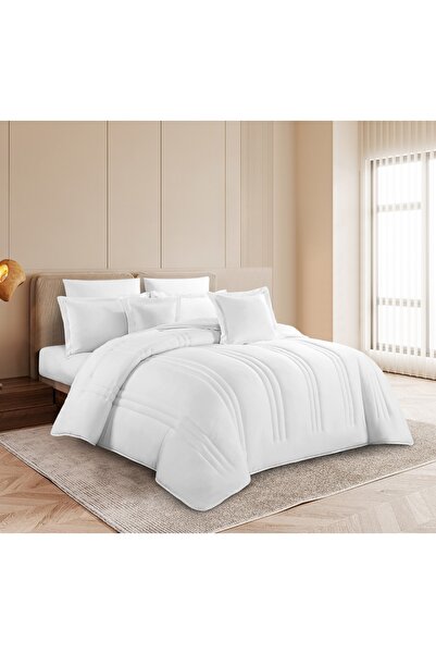 Ropi Double bed comforter set with a hotel-style design, double-sided, to add...