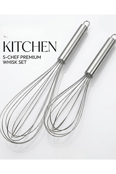 Generic Stainless steel mixing spoon - 2 pieces