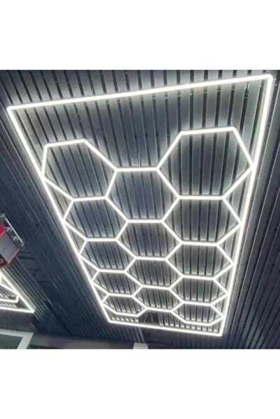 ZoePRO COOL Lampă de perete LED cu 14 LED-uri, hexagonală, tip fagure de miere