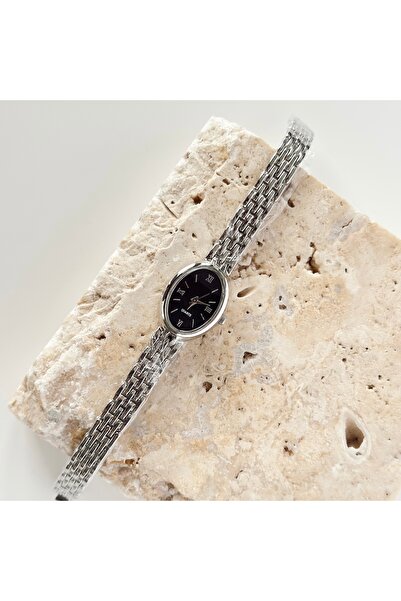 Vesce Atelier Ateger Silver Watch Black