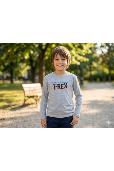 CUBBUX Μακρυμάνικο μπλουζάκι για αγόρια (T-shirt) 100% Βαμβάκι τεμάχια