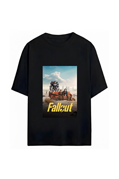 SVART WEAR Μπλουζάκι Fallout Printed Unisex Oversize 100% Βαμβακερό