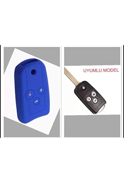 CİHAN GROUP Civic Accord Crv Silicone Key Case Blue Color