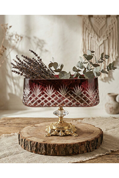 AKDEN STORE Cut-Out Decor Handmade Glass Gondola Bowl – Fruit Bowl & Serving ...