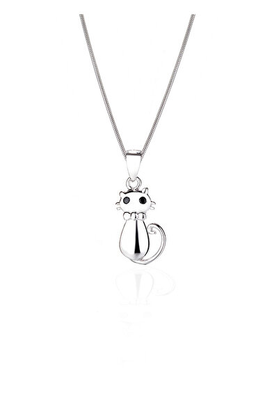 SPARKLES Kitty Pendant 925 Silver