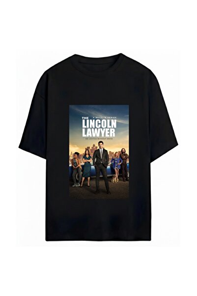 SVART WEAR The Lincoln Lawyer Printed Unisex Oversized 100% Cotton Pack T-Shirt