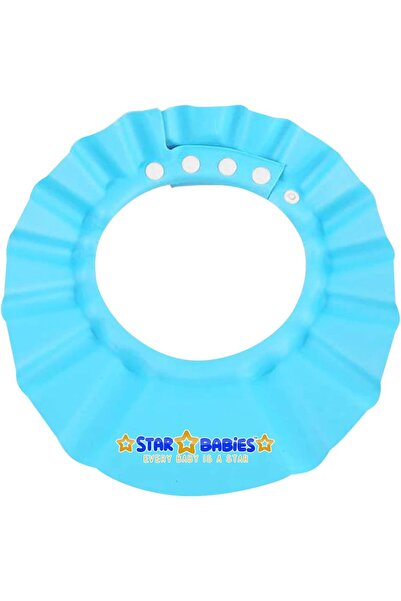 STAR BABiES قبعة استحمام للأطفال - أزرق