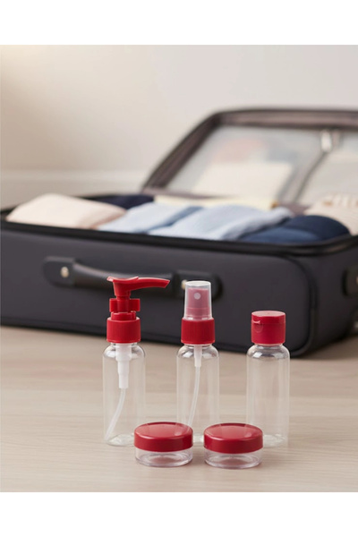 shopwave Portable 5-Piece Travel Cosmetic Refill Set 30 ml