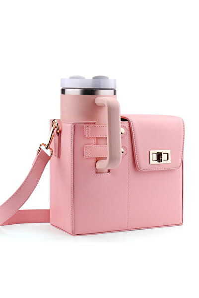 Alvora Leather Water Bottle and Thermos Coffee Cup Bag Water Cup Holder Multi...