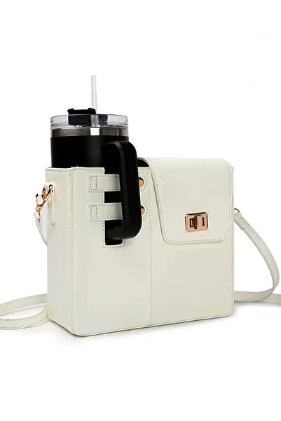 Alvora Leather Water Bottle and Thermos Coffee Cup Bag Water Cup Holder Multi...