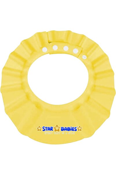 STAR BABiES قبعة استحمام للأطفال - أصفر